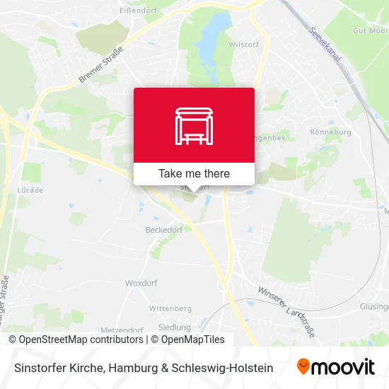 Карта Sinstorfer Kirche