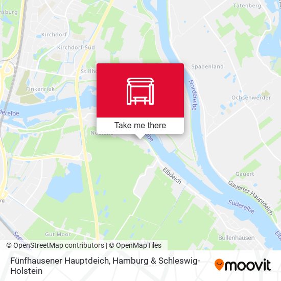 Fünfhausener Hauptdeich map