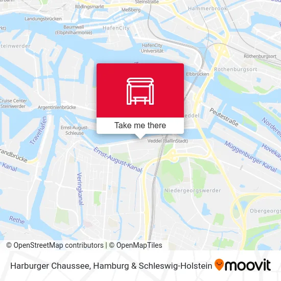 Harburger Chaussee map