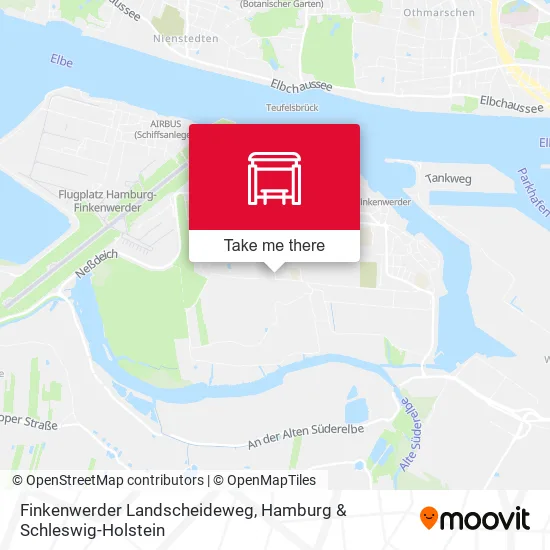 Карта Finkenwerder Landscheideweg