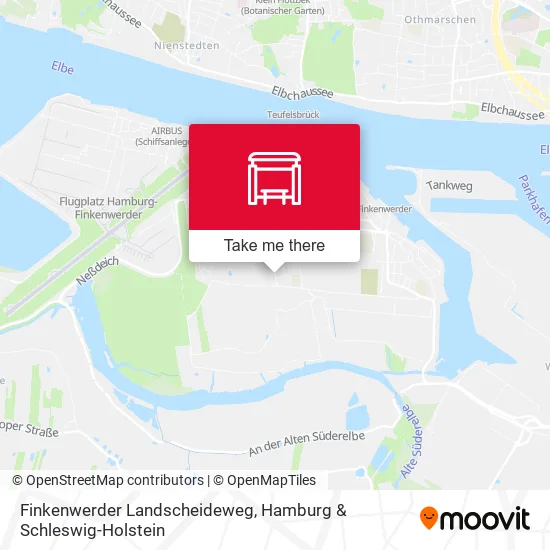 Карта Finkenwerder Landscheideweg
