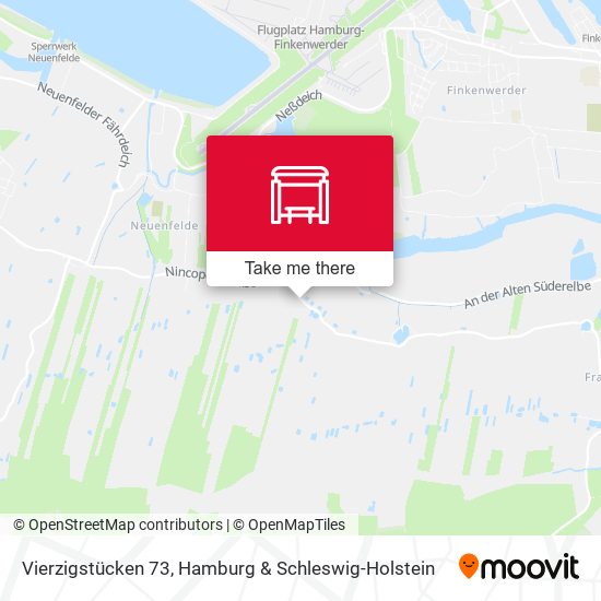 Vierzigstücken 73 map