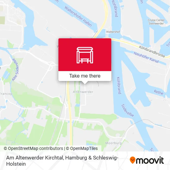 Карта Am Altenwerder Kirchtal