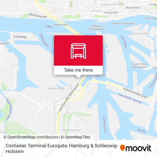 Карта Container Terminal Eurogate