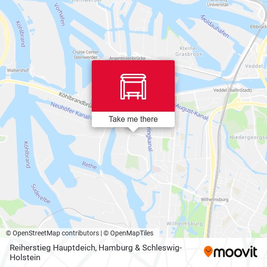 Reiherstieg Hauptdeich map
