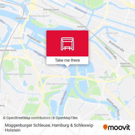 Müggenburger Schleuse map