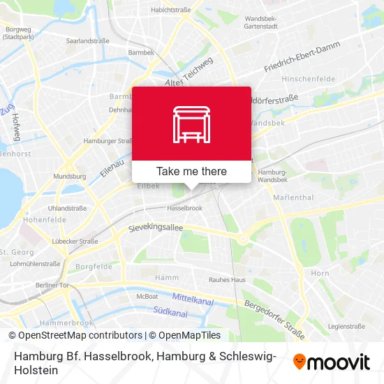Карта Hamburg Bf. Hasselbrook