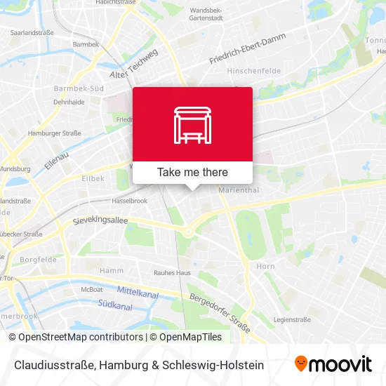 Карта Claudiusstraße