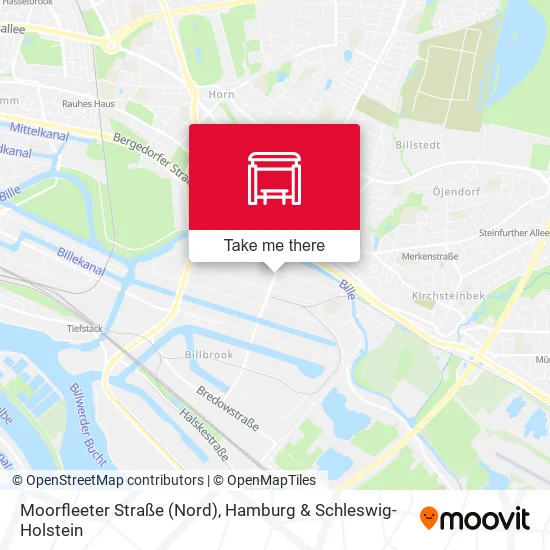 Карта Moorfleeter Straße (Nord)