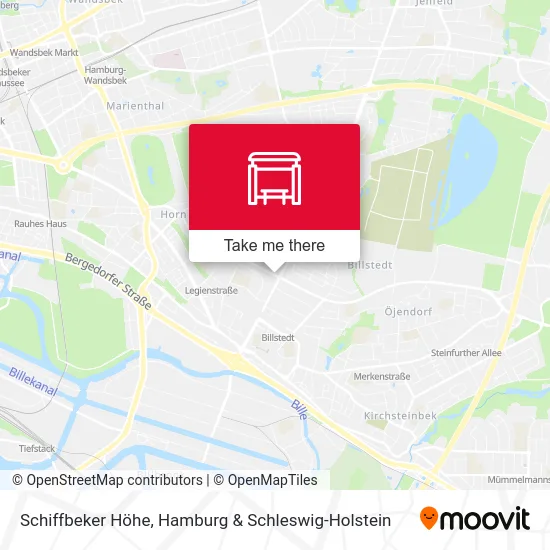 Карта Schiffbeker Höhe