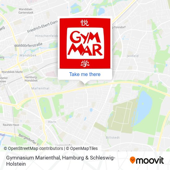 Gymnasium Marienthal map