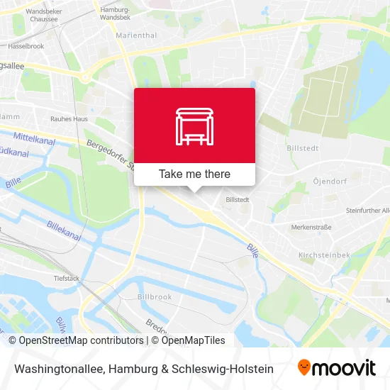 Карта Washingtonallee