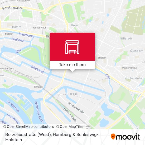 Berzeliusstraße (West) map