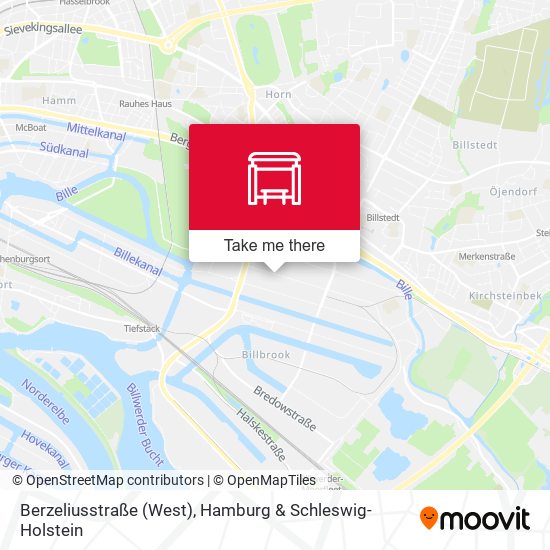 Berzeliusstraße (West) map
