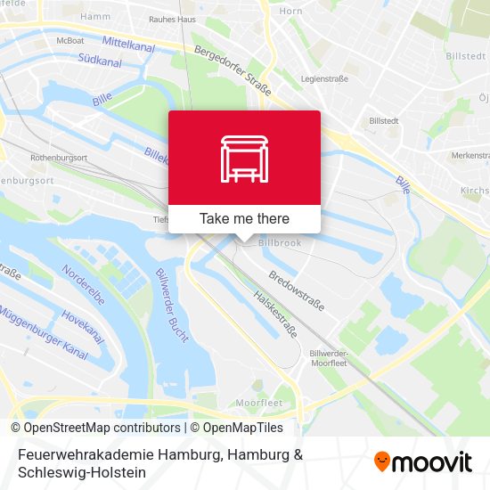 Feuerwehrakademie Hamburg map