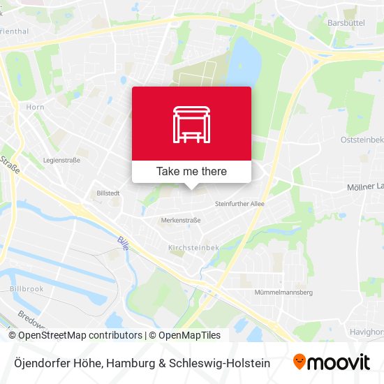 Öjendorfer Höhe map