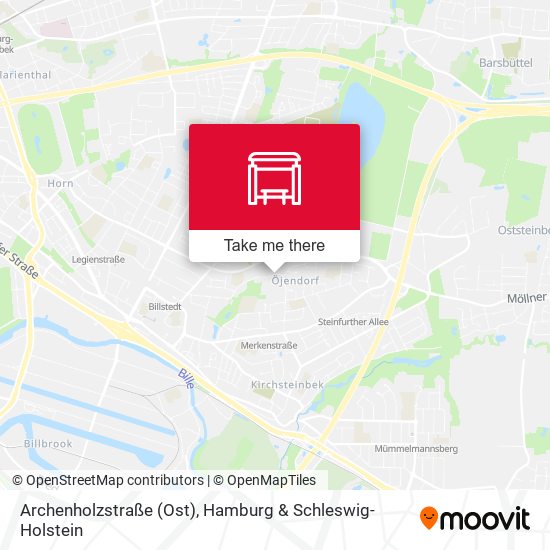 Archenholzstraße (Ost) map
