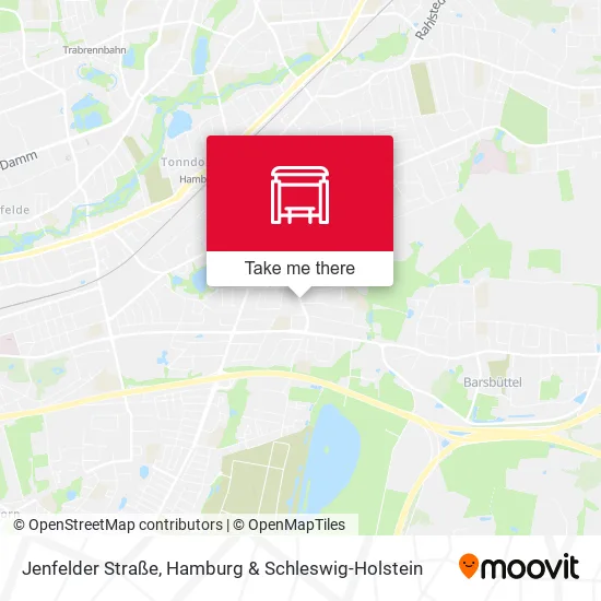 Карта Jenfelder Straße