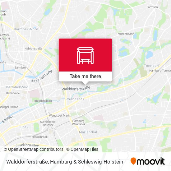 Walddörferstraße map