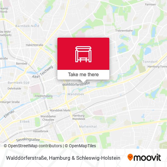 Walddörferstraße map