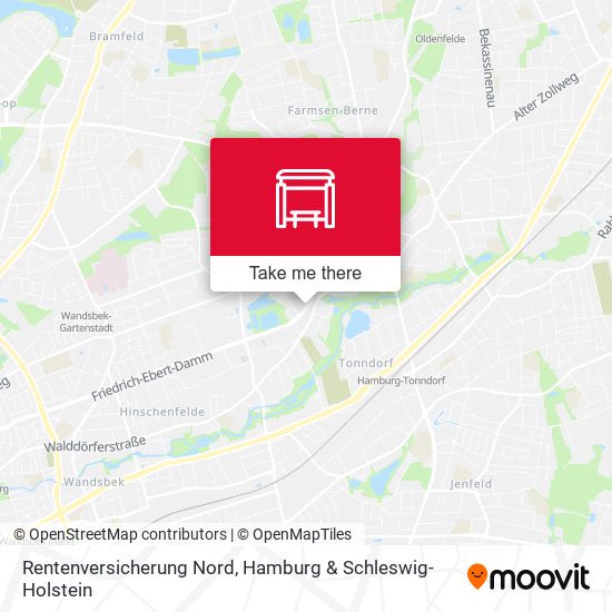 Rentenversicherung Nord map
