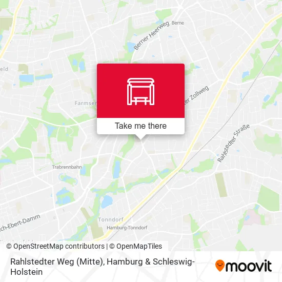 Карта Rahlstedter Weg (Mitte)