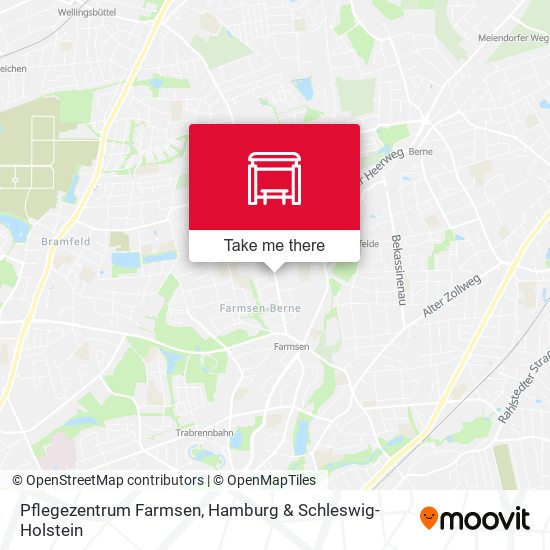 Pflegezentrum Farmsen map