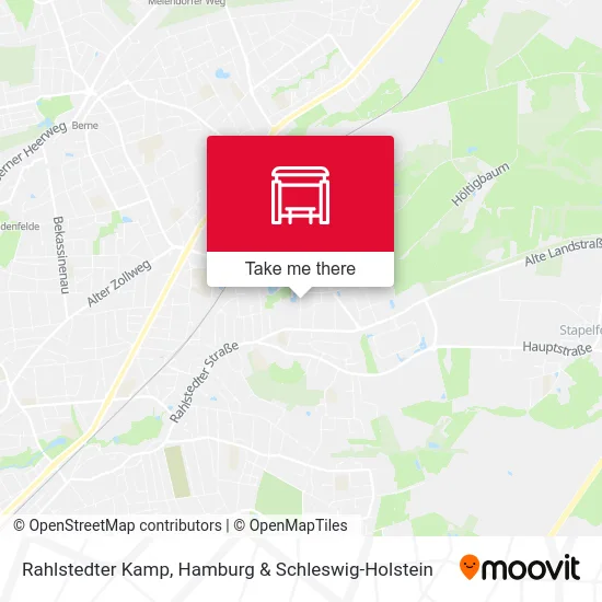 Rahlstedter Kamp map