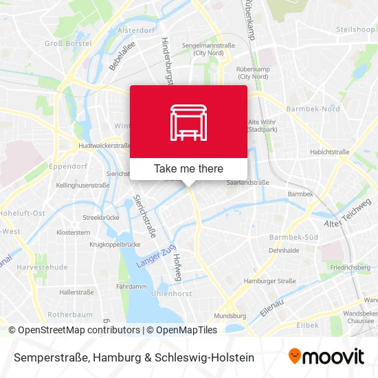 Карта Semperstraße