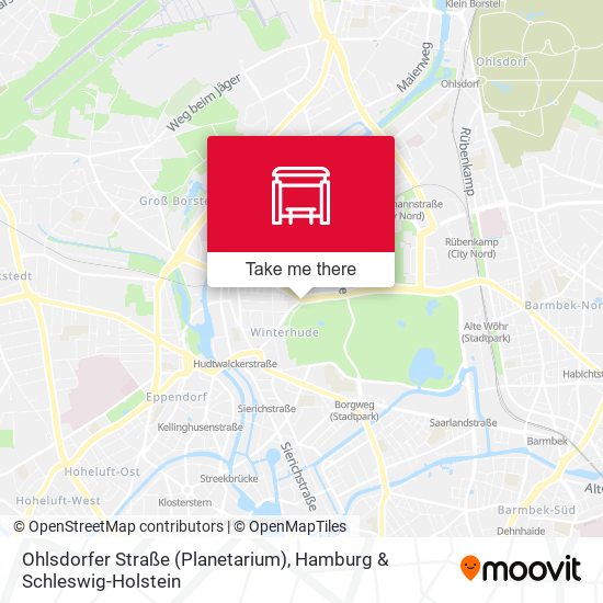 Ohlsdorfer Straße (Planetarium) map
