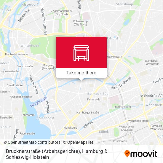 Brucknerstraße (Arbeitsgerichte) map