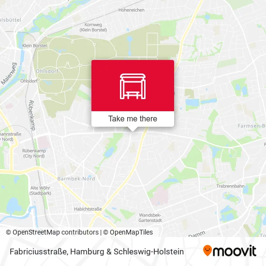 Карта Fabriciusstraße
