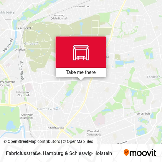 Карта Fabriciusstraße
