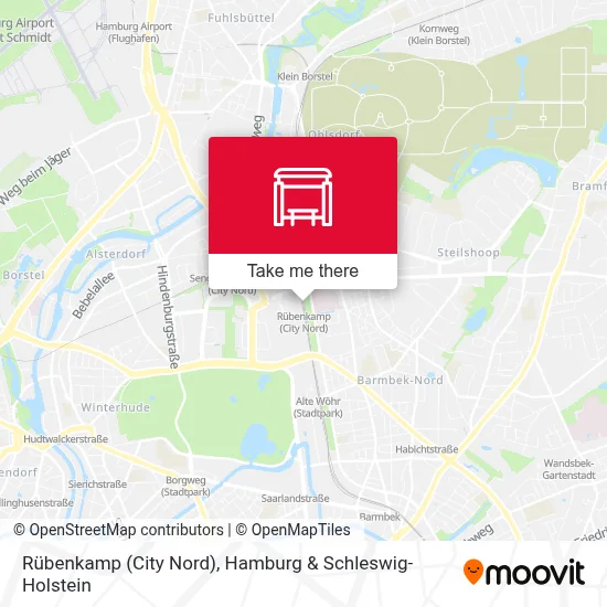 Rübenkamp (City Nord) map