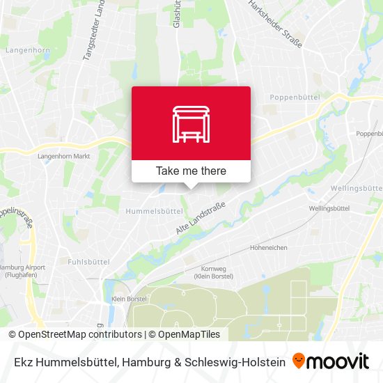 Ekz Hummelsbüttel map