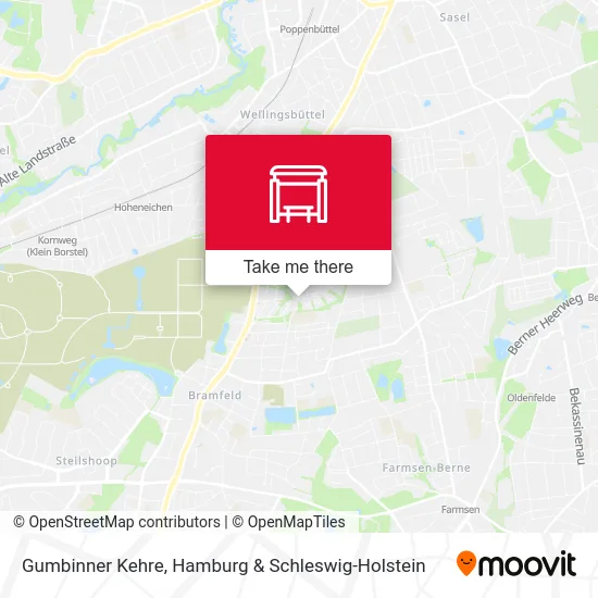 Карта Gumbinner Kehre