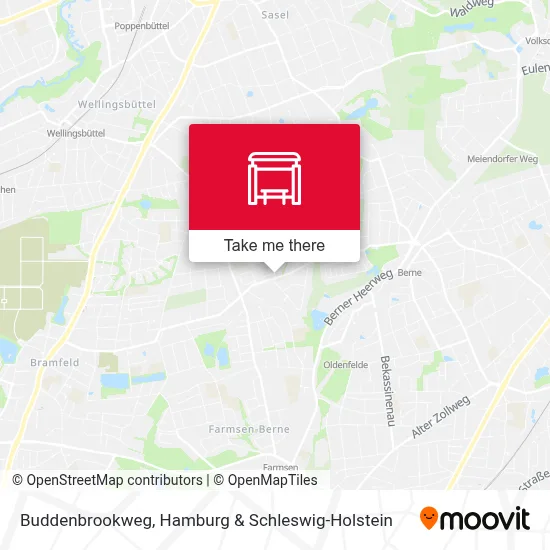 Buddenbrookweg map