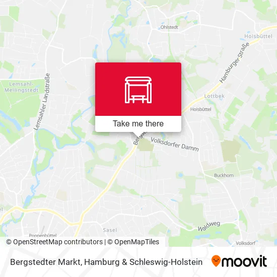 Карта Bergstedter Markt