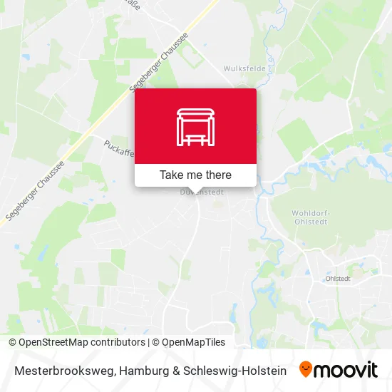 Карта Mesterbrooksweg