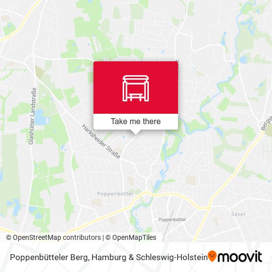Poppenbütteler Berg map