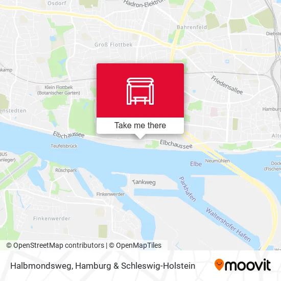 Карта Halbmondsweg