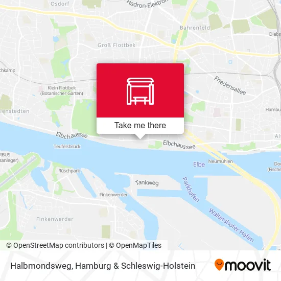 Карта Halbmondsweg