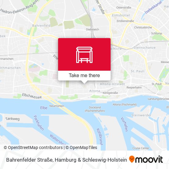 Bahrenfelder Straße map