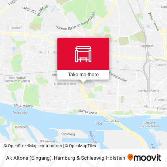 Карта Ak Altona (Eingang)