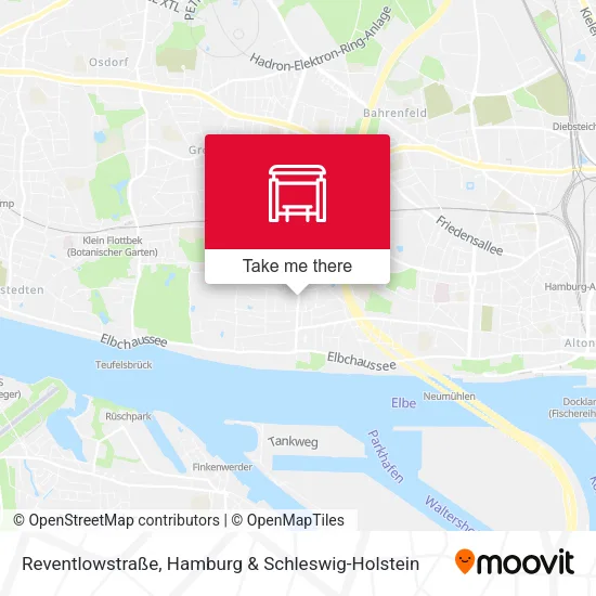 Карта Reventlowstraße