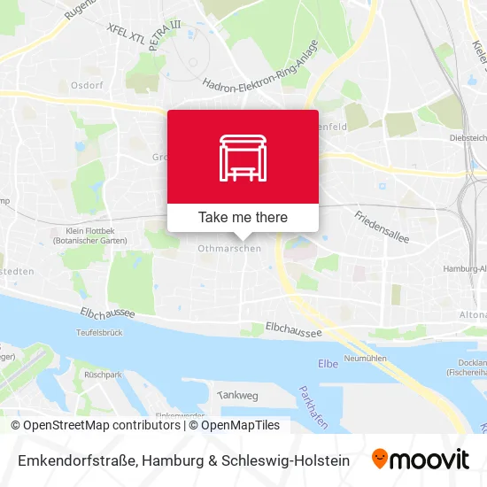 Карта Emkendorfstraße