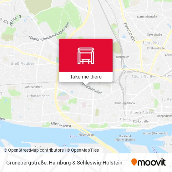 Карта Grünebergstraße