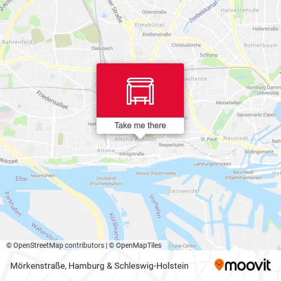 Карта Mörkenstraße