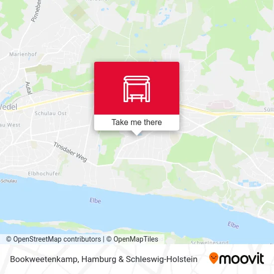 Карта Bookweetenkamp