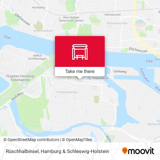 Карта Rüschhalbinsel